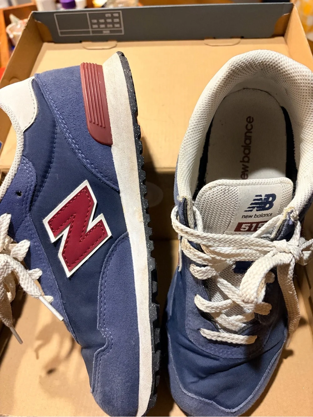 New Balance Navy and Red Kids' Sneakers